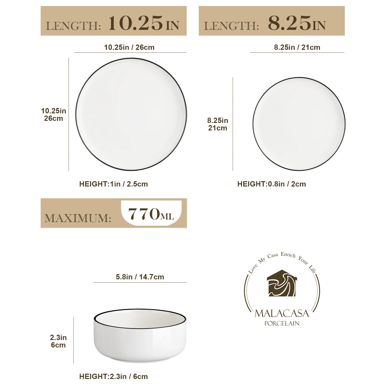 Porcelain Dinnerware Set