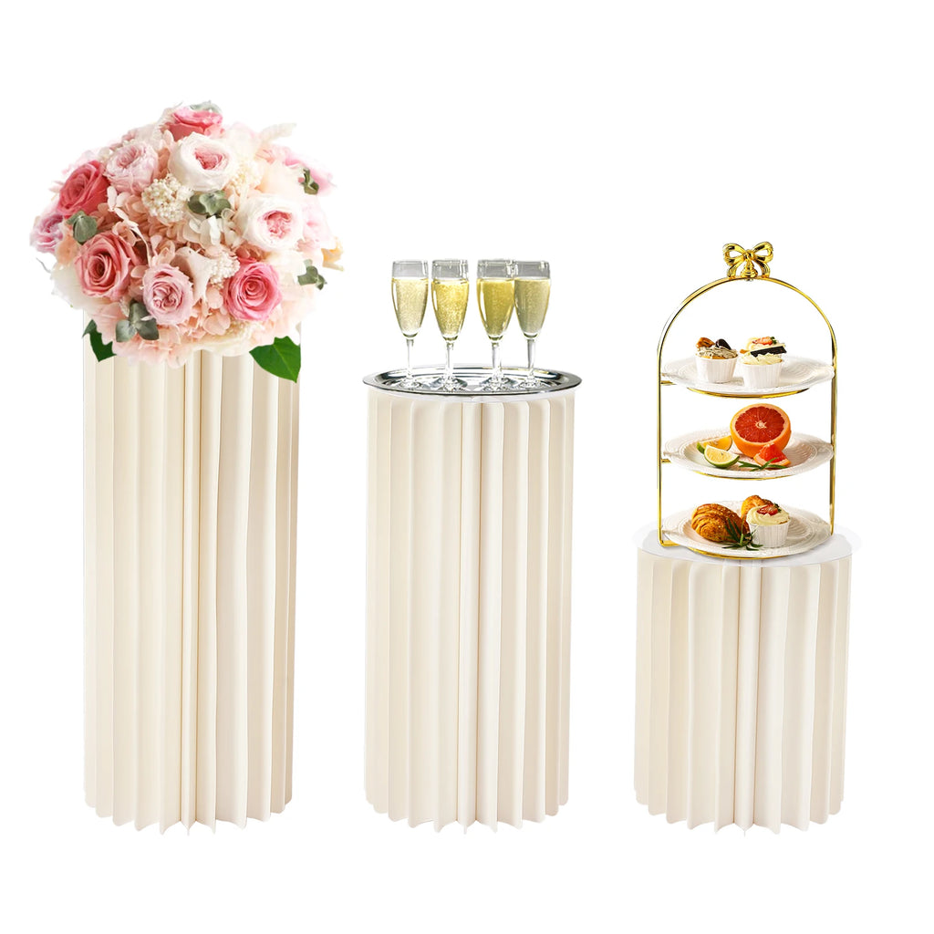Foldable Cylinder Flower Stand