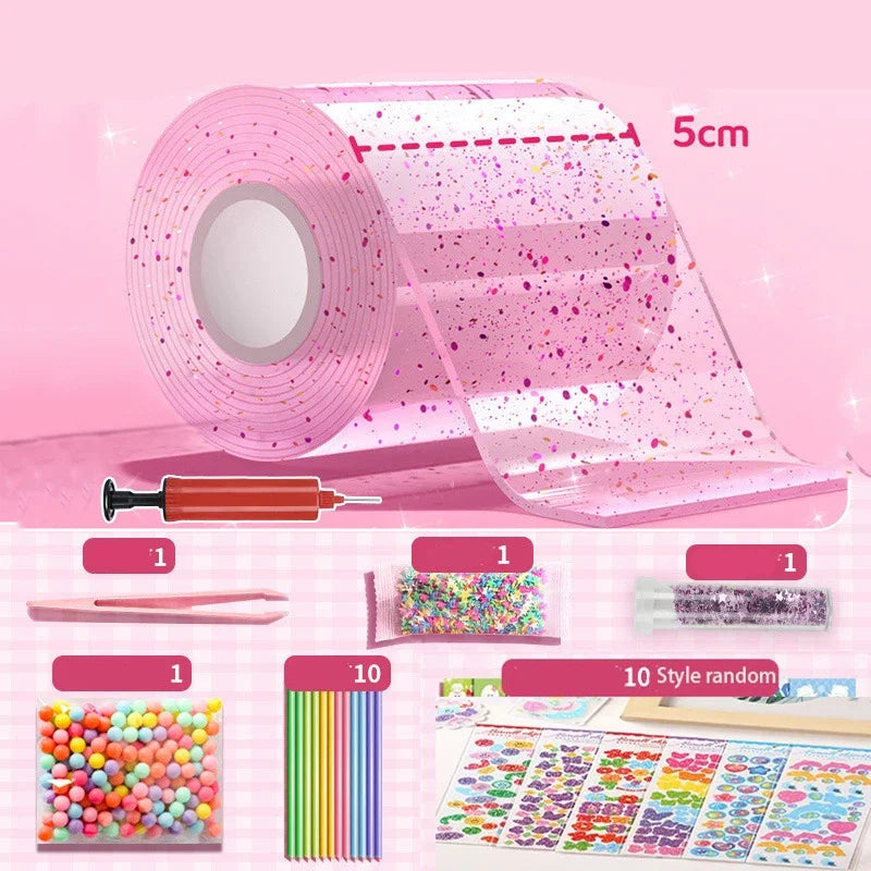 Nano Glue DIY Blow Bubble Tape