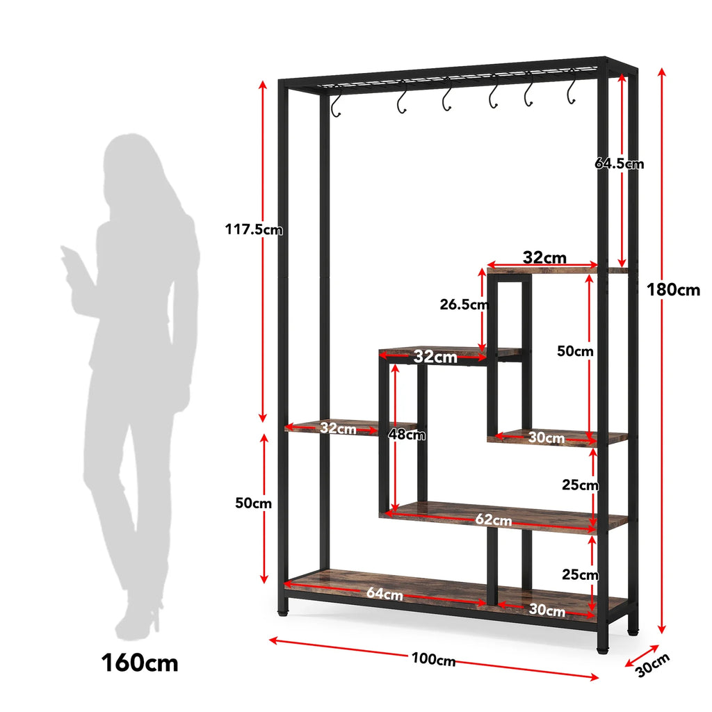 5 Tiers Tall Indoor Plant Stand