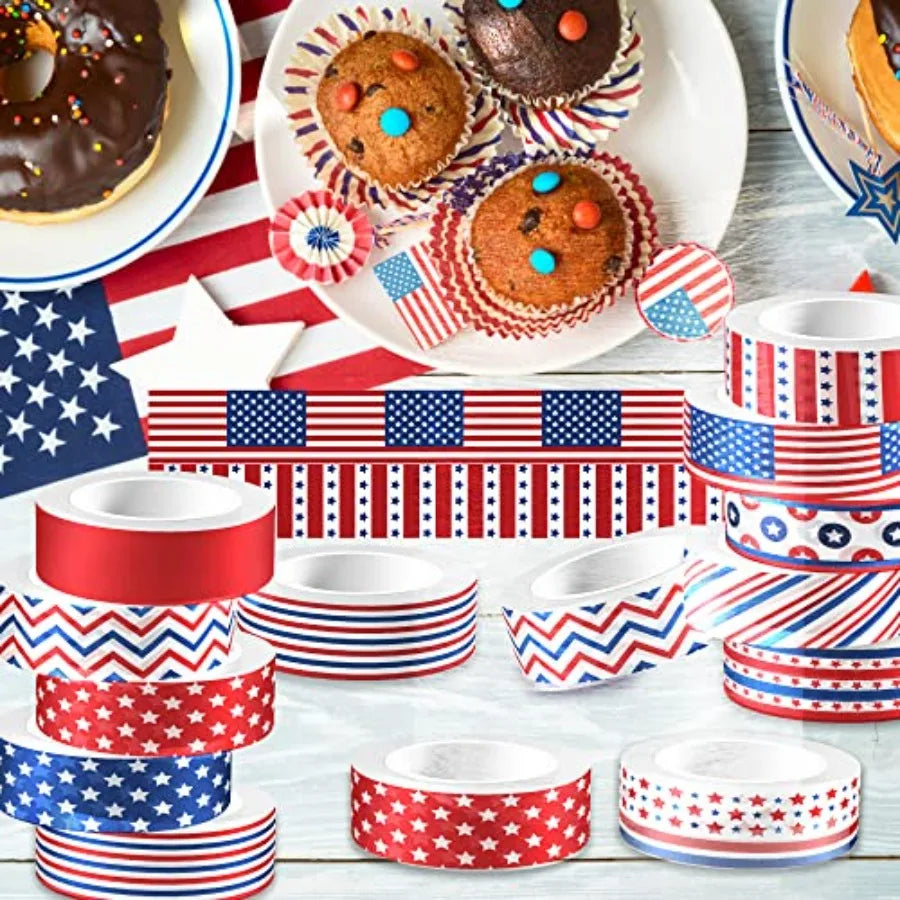 Patriotic Washi Tape Set