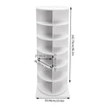 6-Tier Rotating Shoe Rack