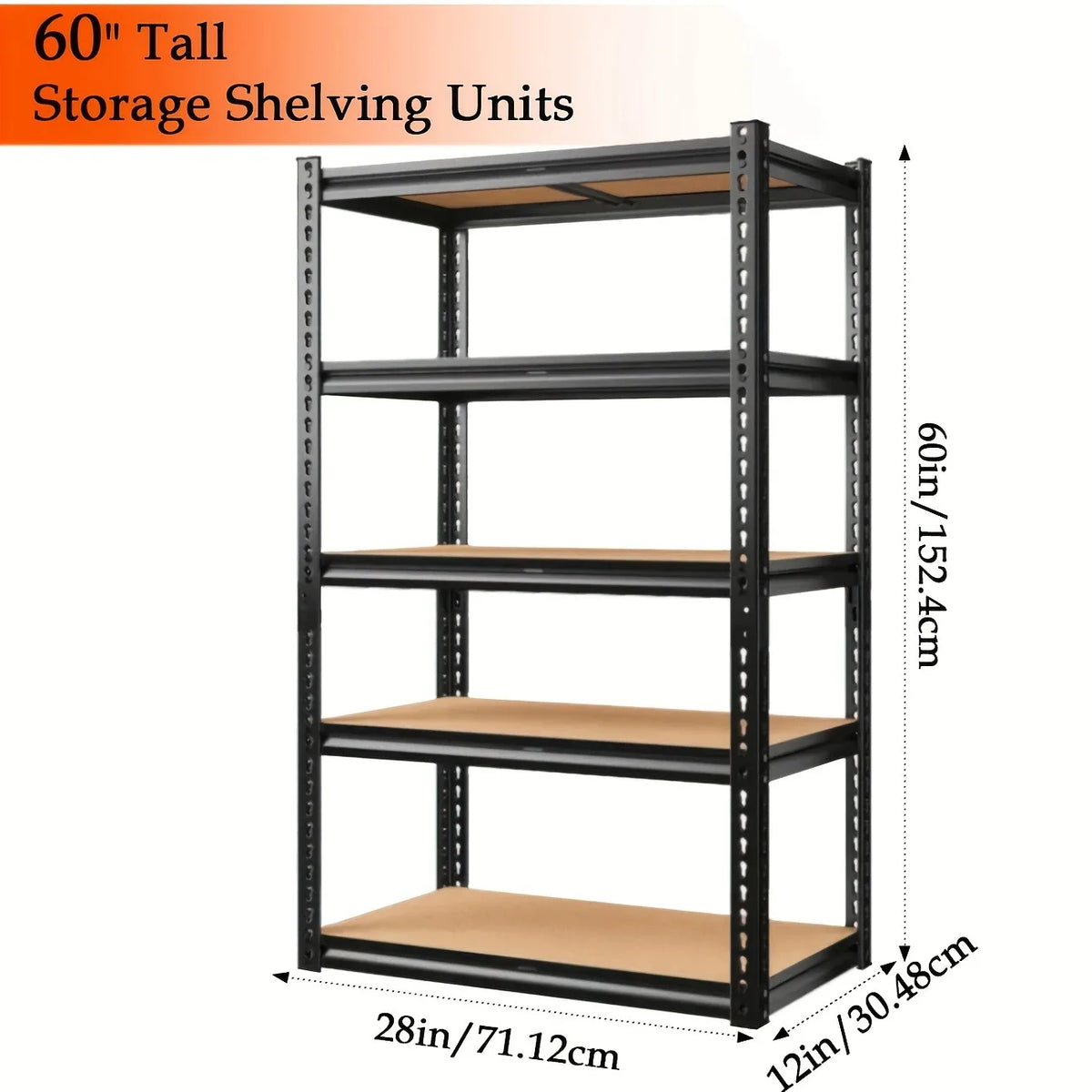 5-Tier Utility Shelving Unit