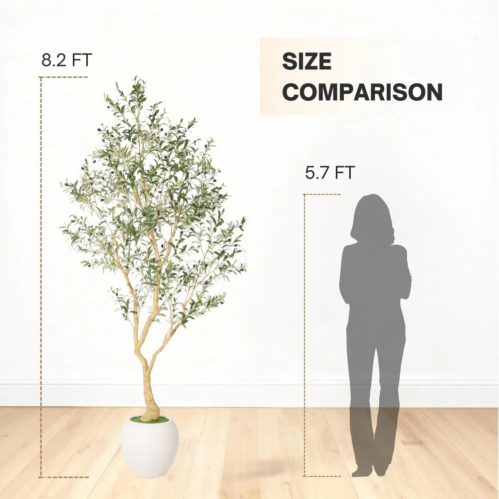8.2FT Artificial Olive Tree