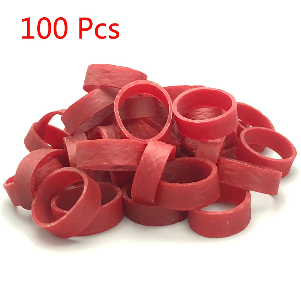 Red Color Rubber Bands