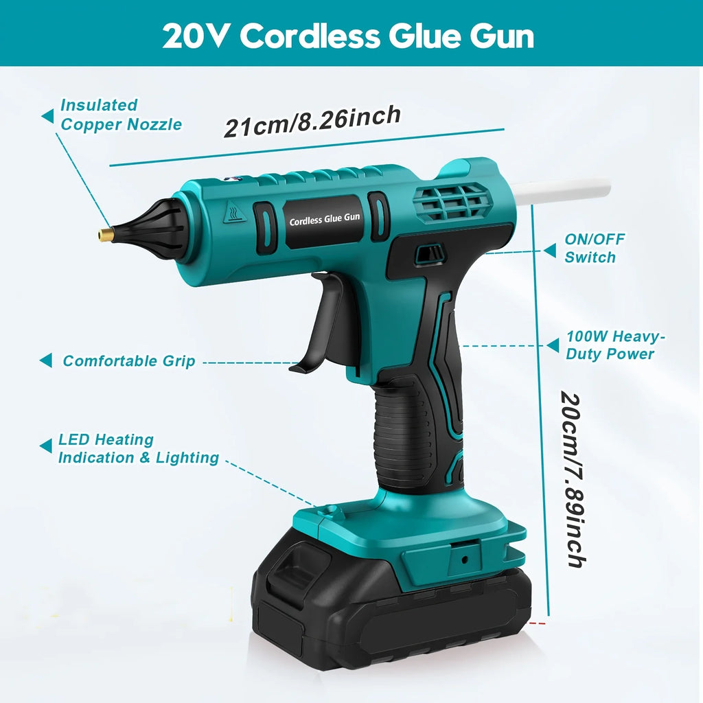 Cordless Hot Glue Gun Kit