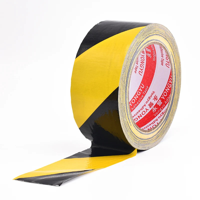 Black and Yellow Safety Tape