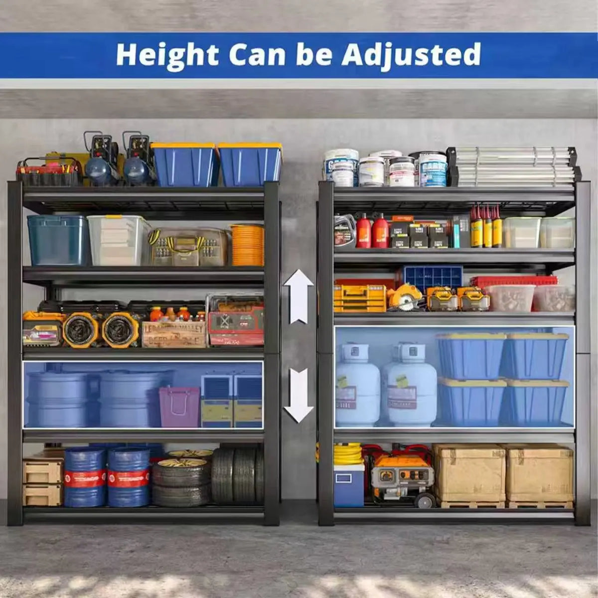 Adjustable Metal Shelving