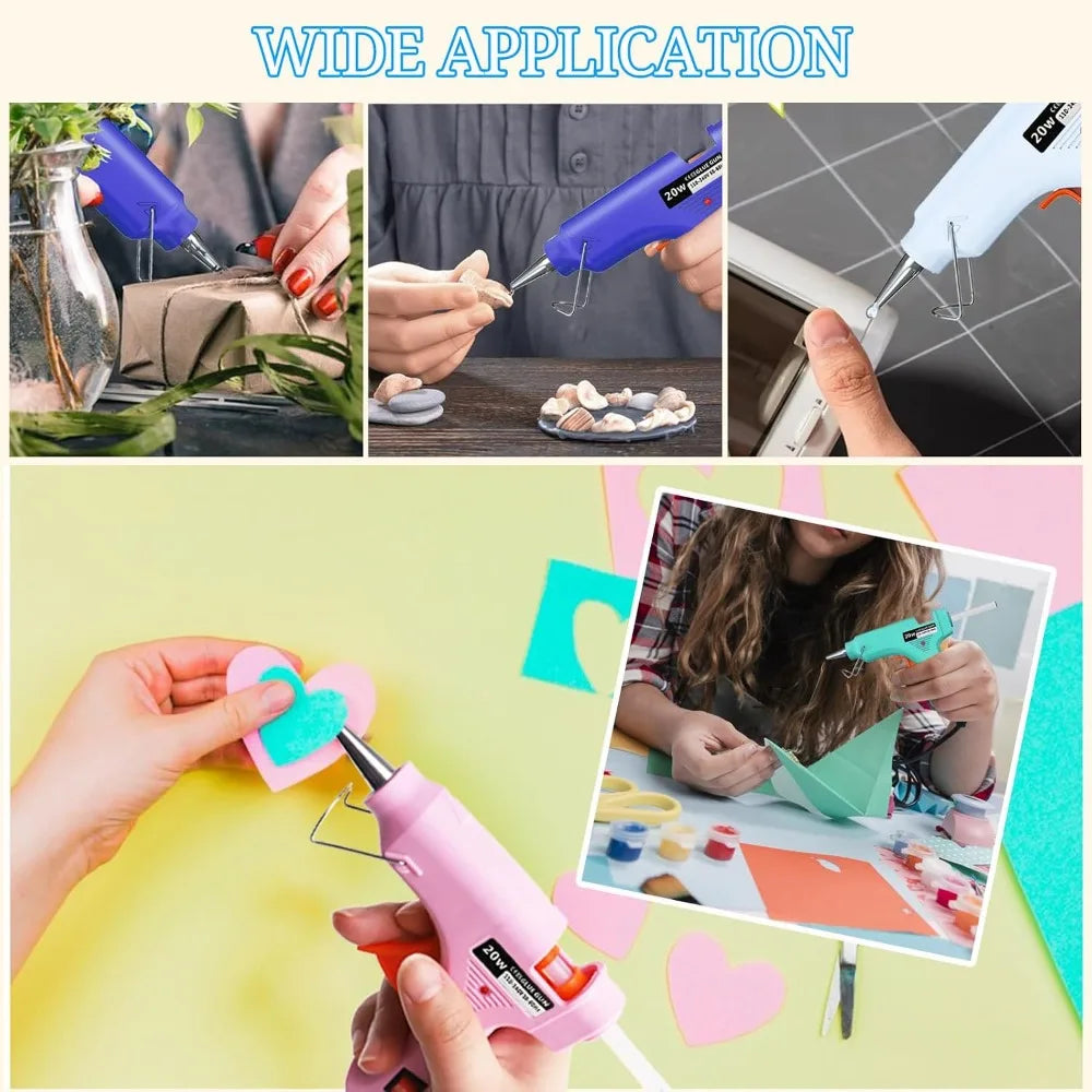 Mini Hot Glue Guns 8-Pack