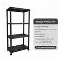 4 & 5 Tier Plastic Storage Shelving Unit