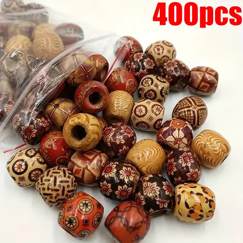 Wood Beads For Hair