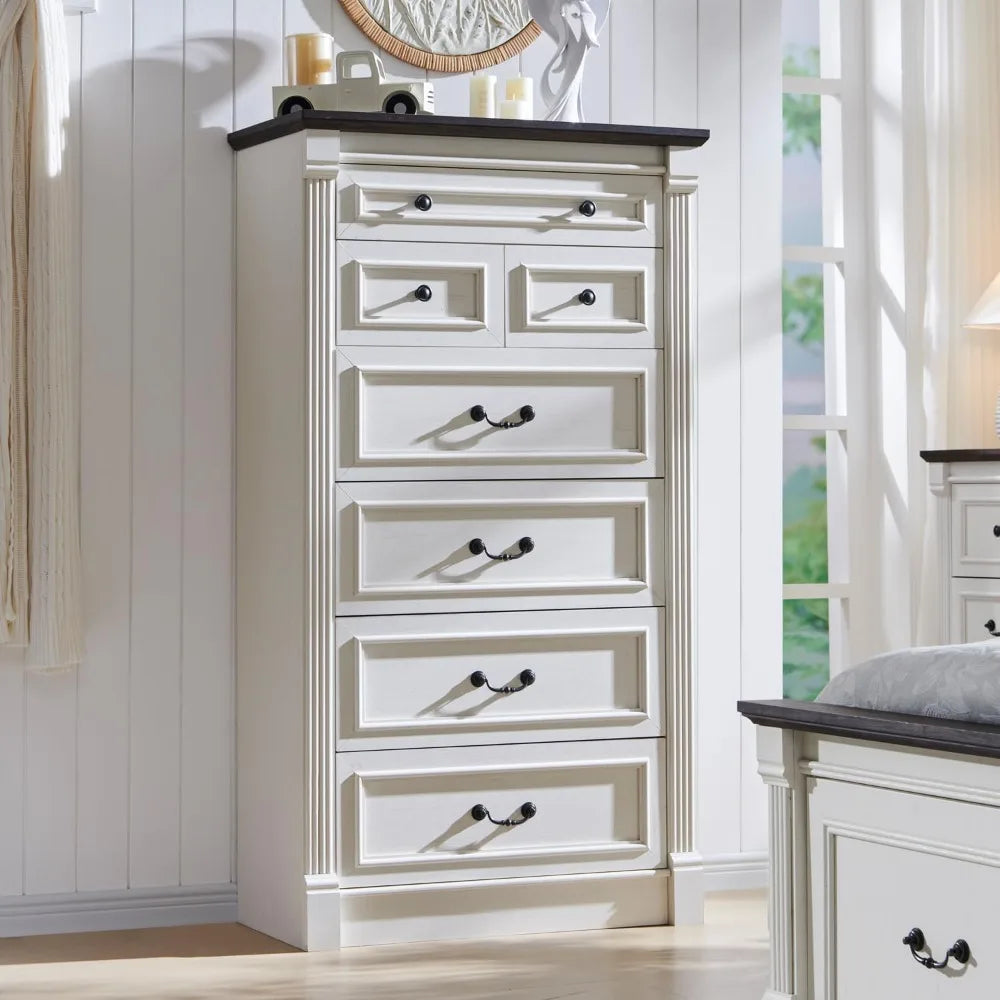 Farmhouse 7 Drawer Dresser