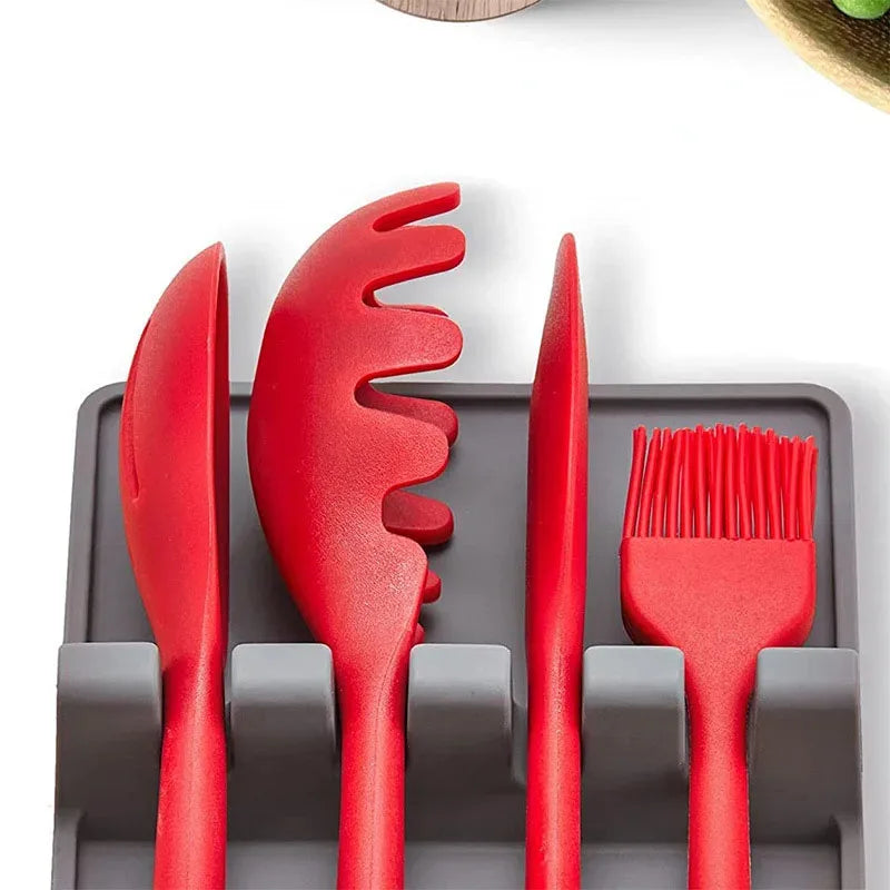 Silicon Utensil Drying Rack