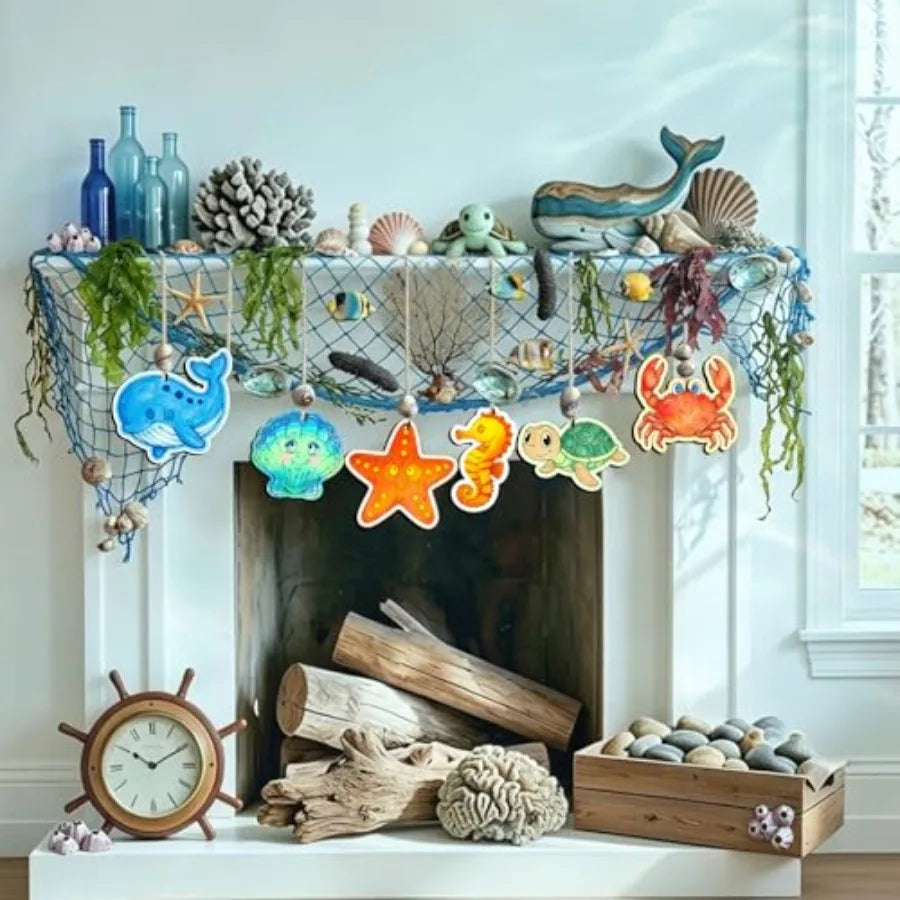 Ocean Ornament Wood Crafts