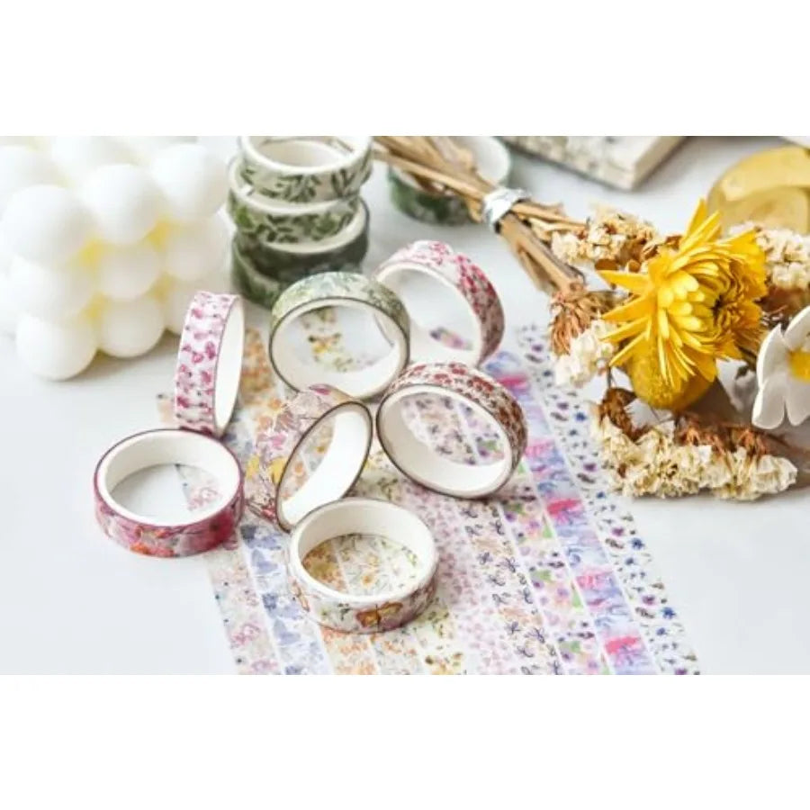 Flowers Washi Tape Set