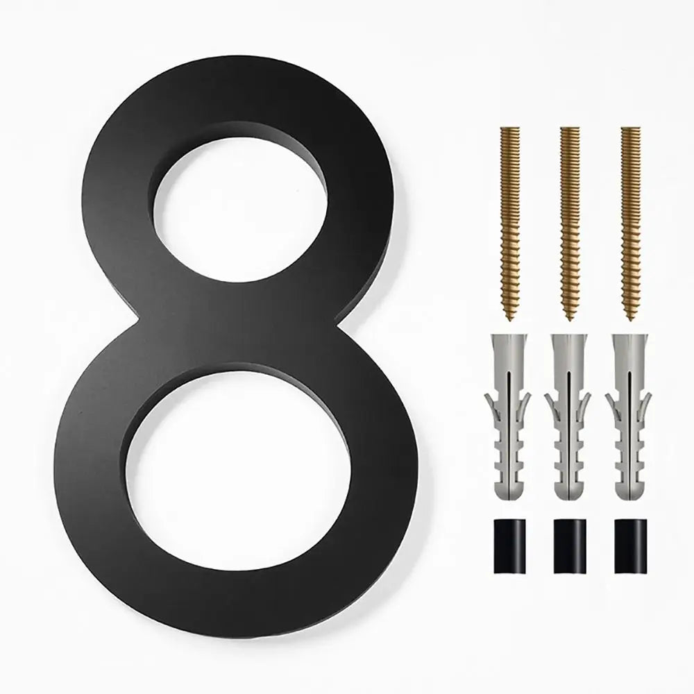 6" Floating House Number