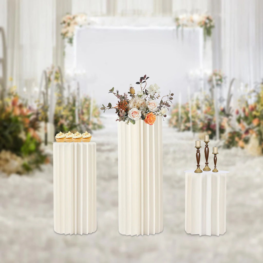Foldable Cylinder Flower Stand