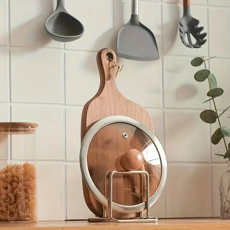 Pot Lid and Cutting Board Organizer