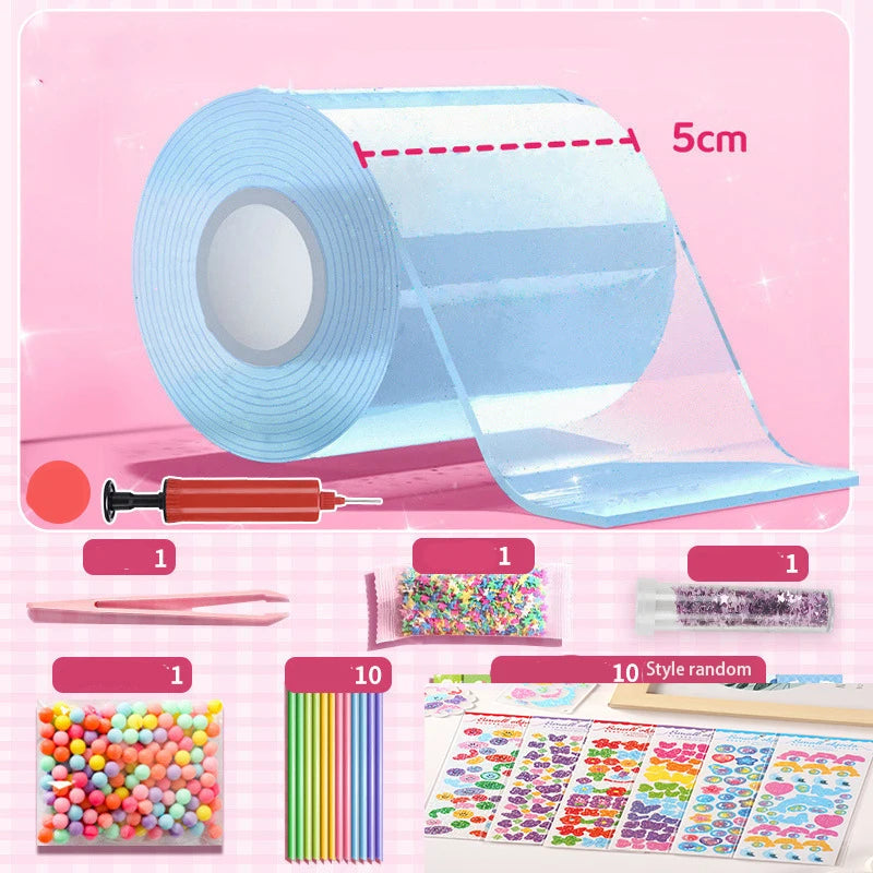 Nano Glue DIY Blow Bubble Tape