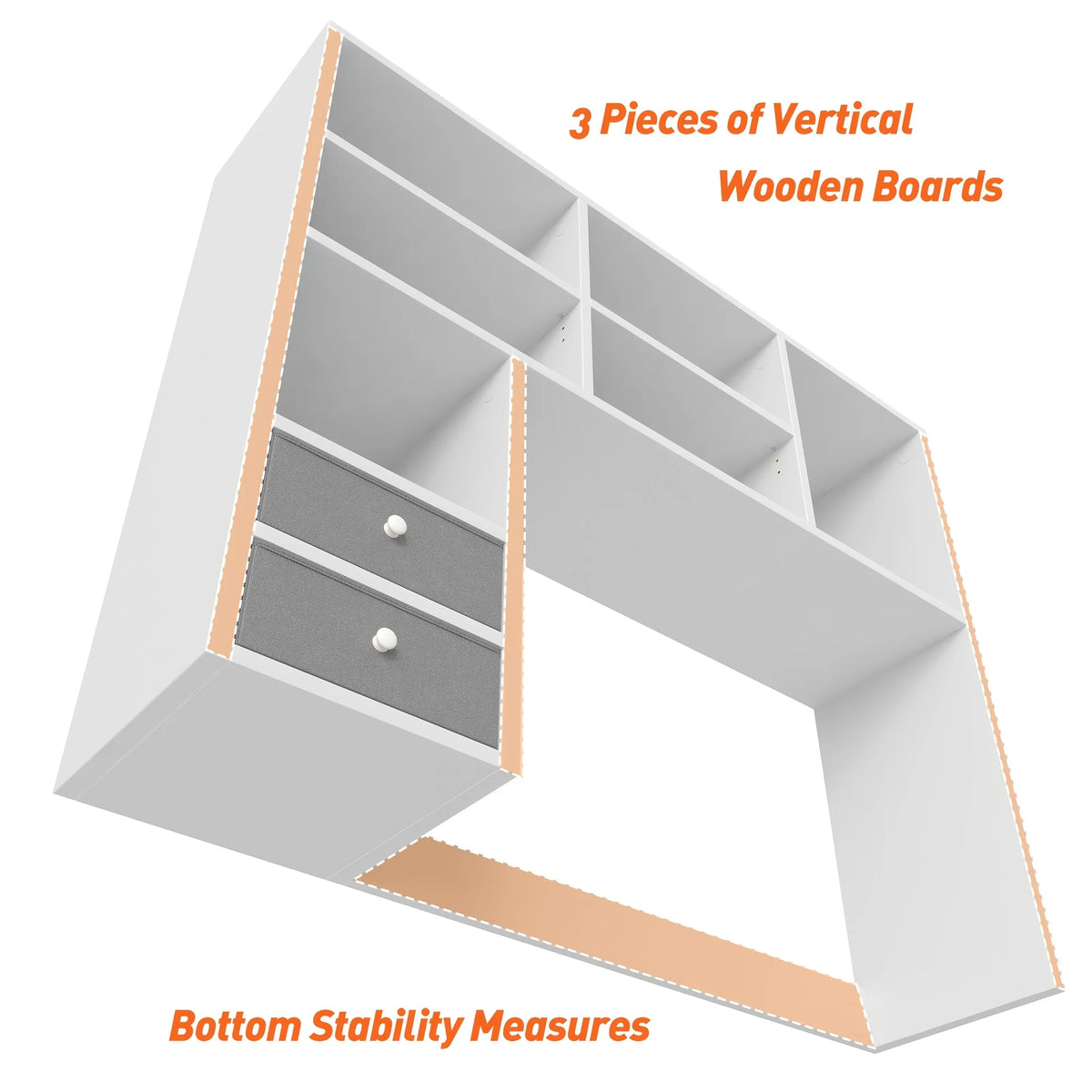 Adjustable Desktop Storage Shelf
