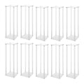 10Pcs Acrylic Vase Wedding Flower Stands