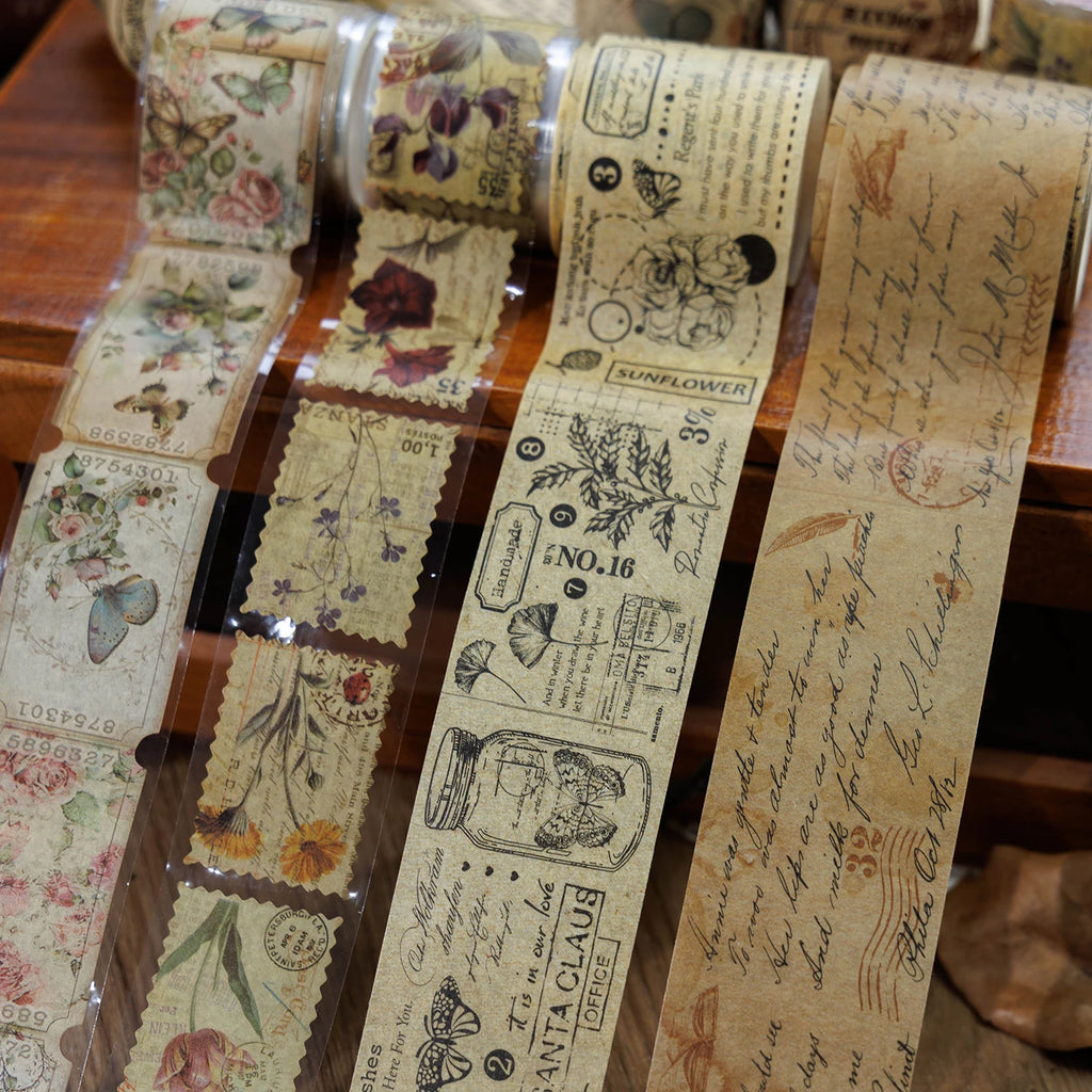 Vintage Washi Die-Cut Tape