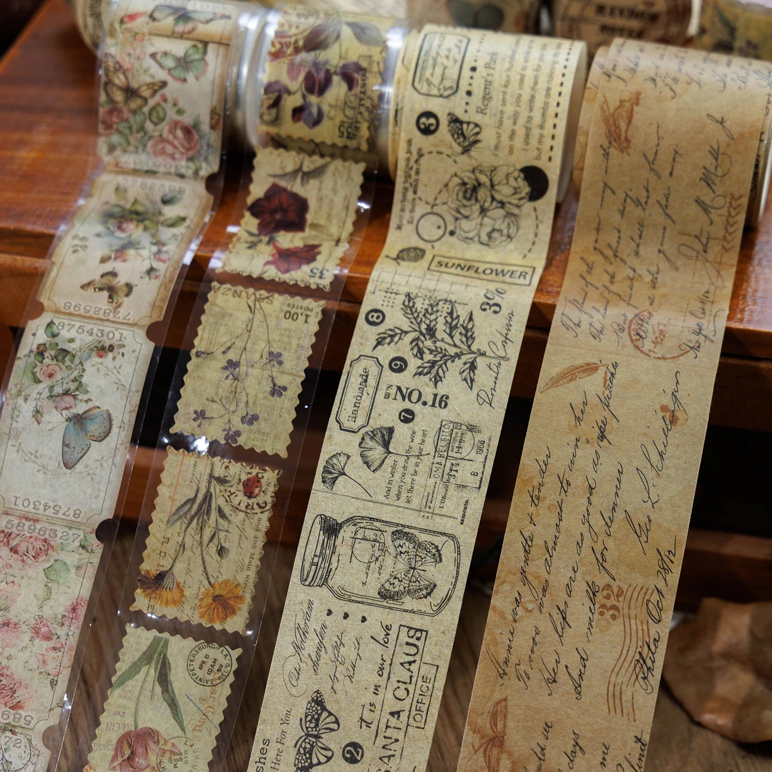 Vintage Washi Die-Cut Tape