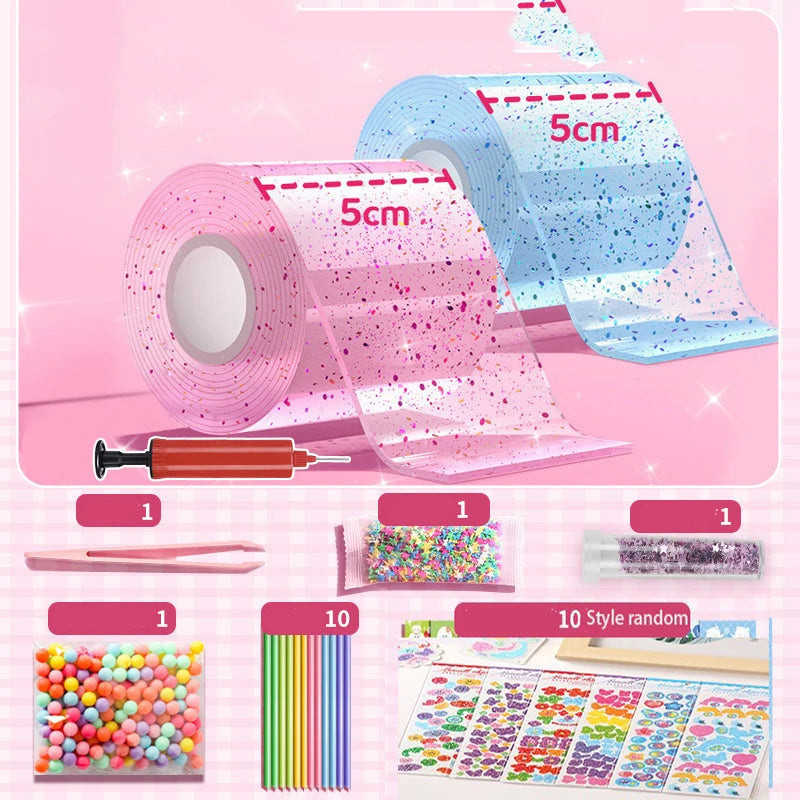 Nano Glue DIY Blow Bubble Tape