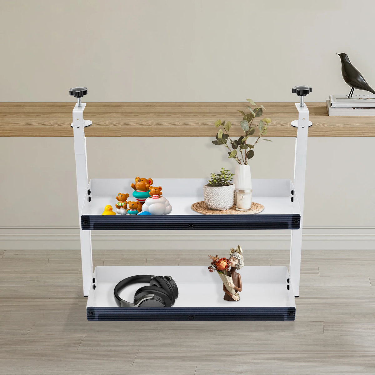Clamp-on Desk Shelf