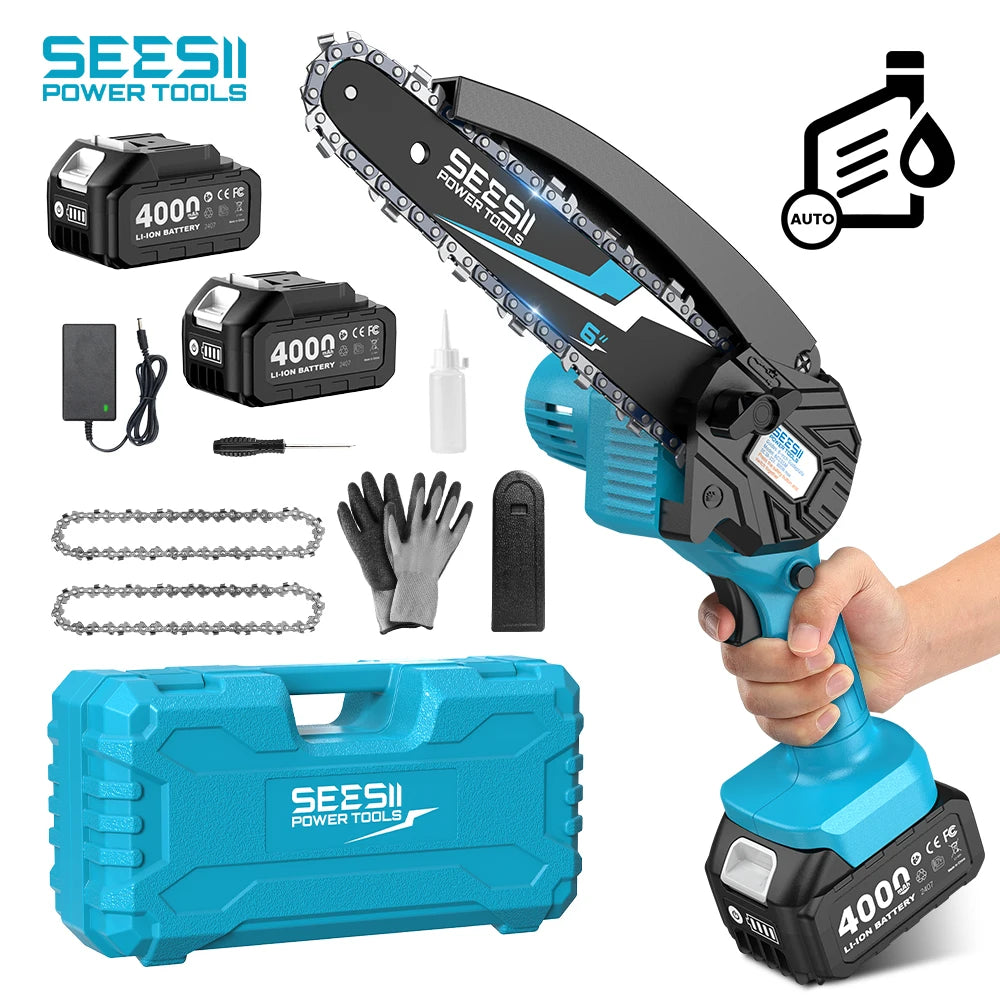 6''Cordless Mini Chainsaw