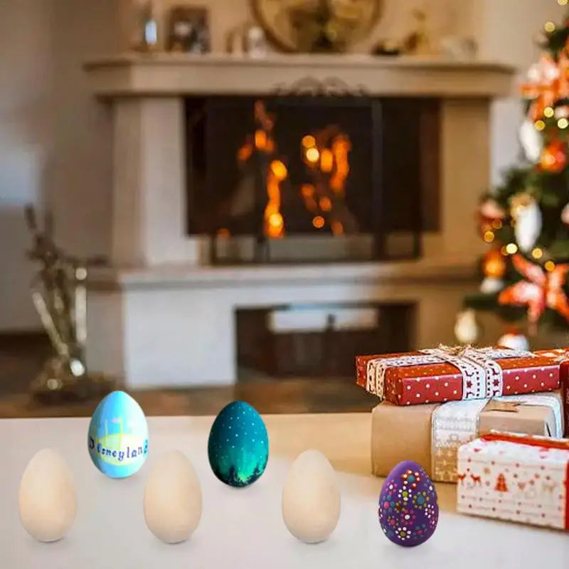 Unpainted Wooden Eggs