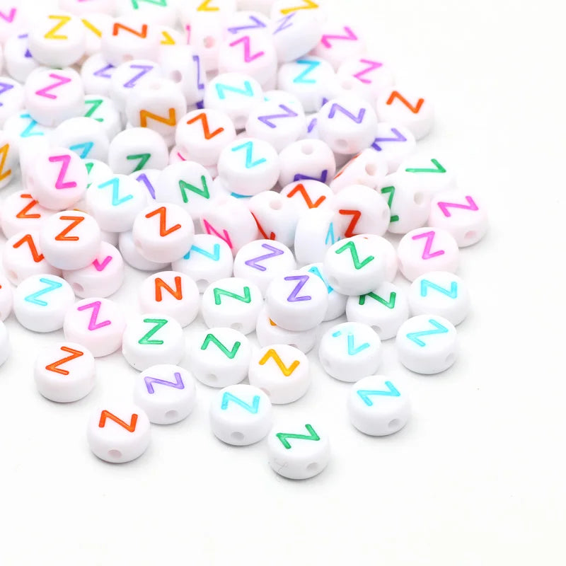 Round A-Z Alphabet Letters