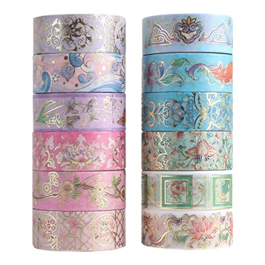 Gold Foil Washi Tape Set