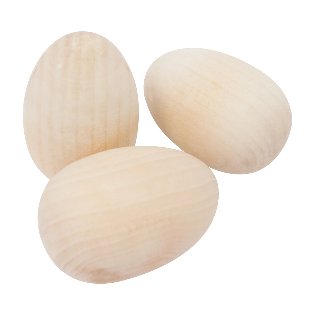 Wooden DIY Crafts Eggs