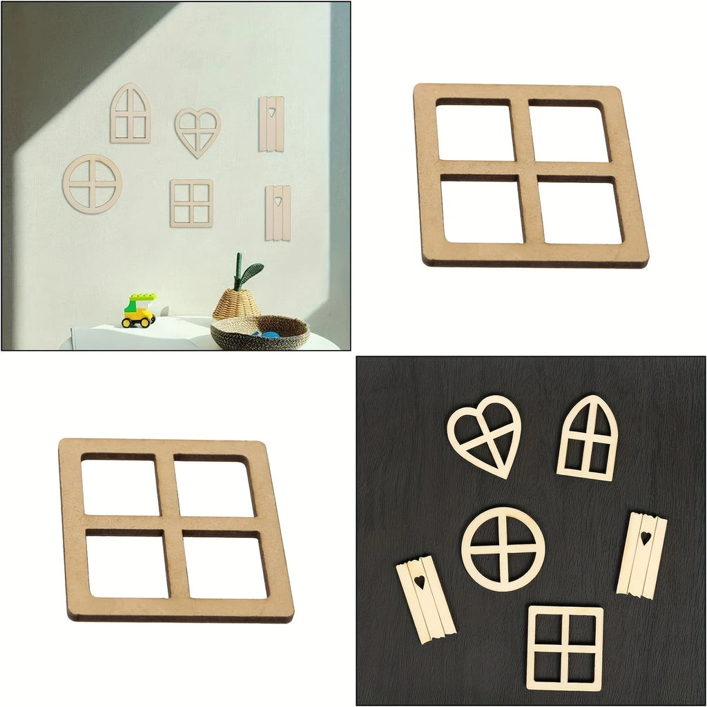 Wooden Fairy Windows