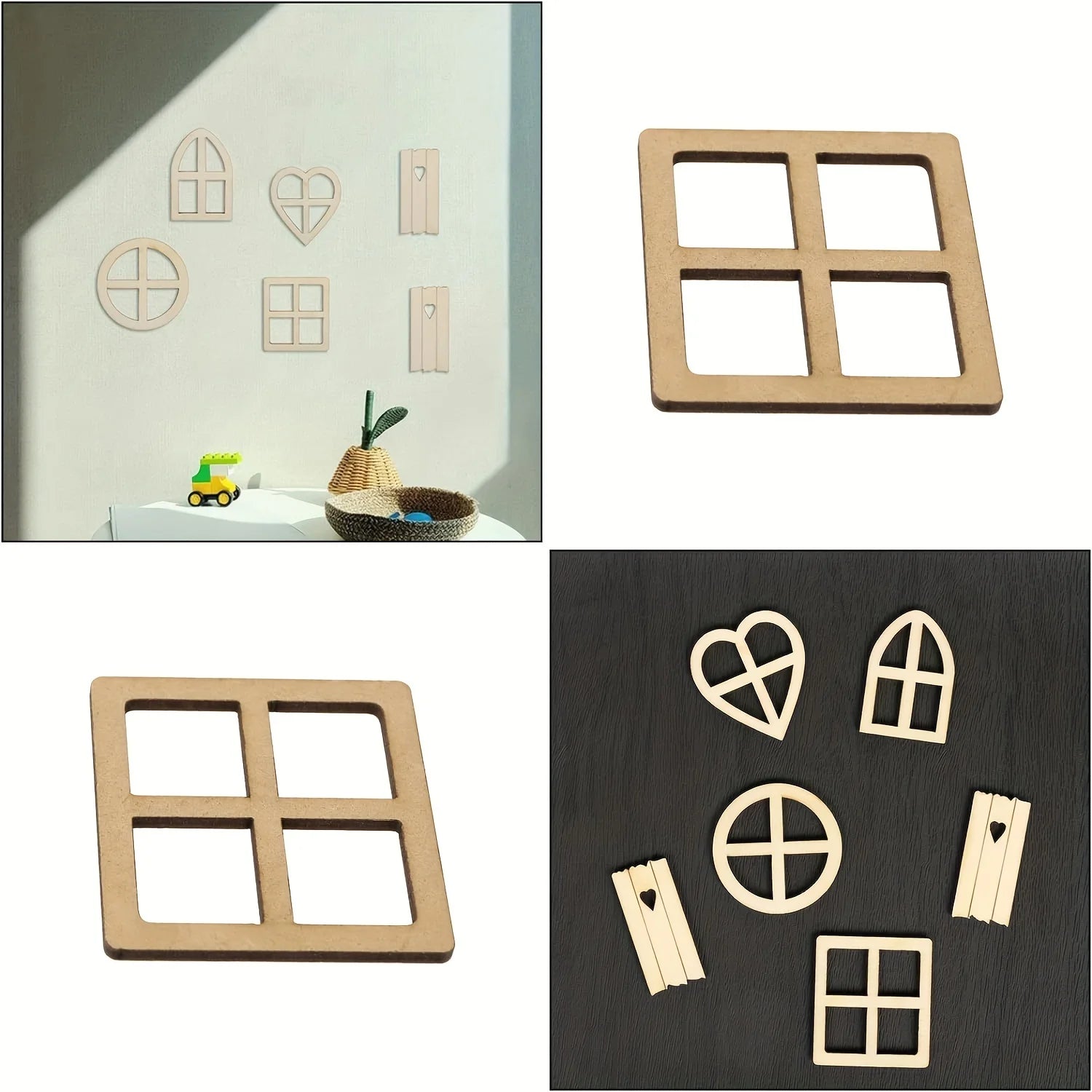 Wooden Fairy Windows