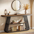 Tribesigns Entryway Table with Shelves