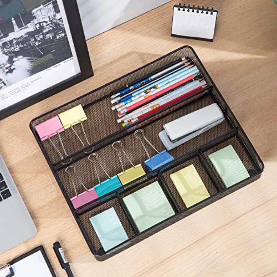 Metal Mesh Desk Organizer