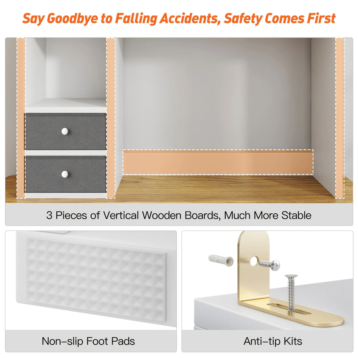 Adjustable Desktop Storage Shelf
