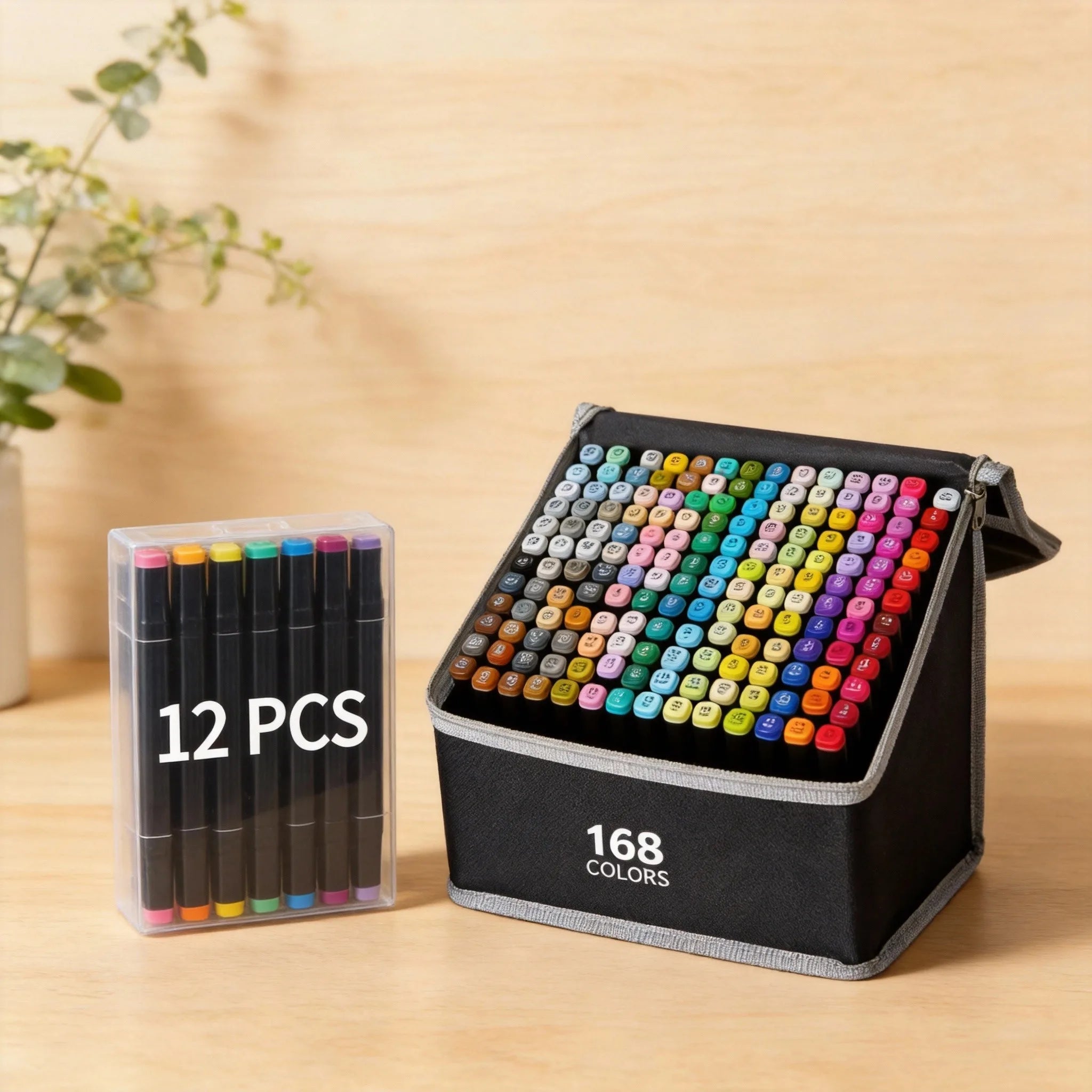 40/60/80/132/180/274 Colors Alcohol Drawing Markers Dual Tip Permanent Art Sketch Markers for Illustration School Supplied