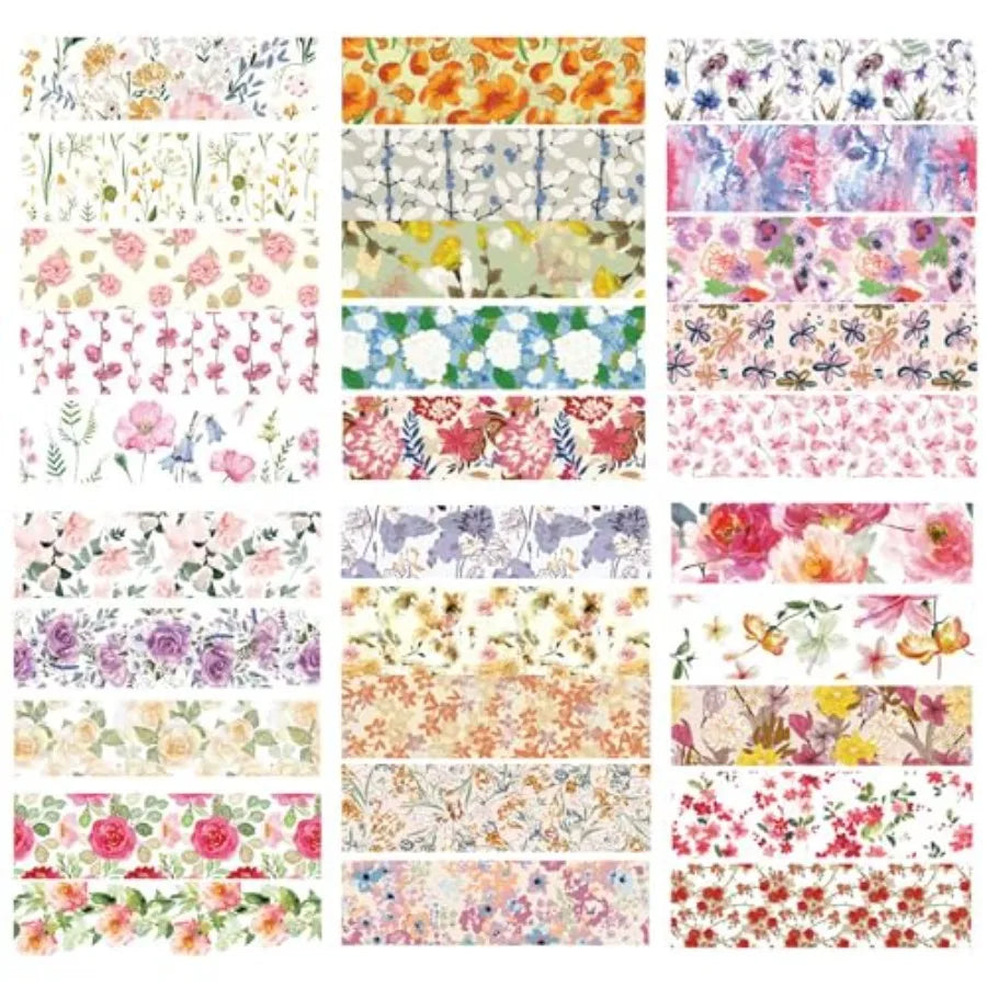 Flowers Washi Tape Set