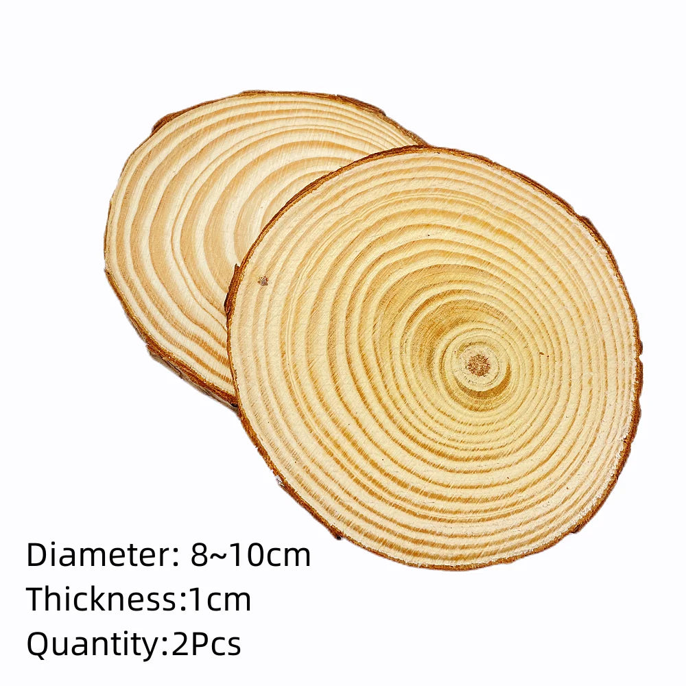 Natural Pine Round Wood Slices