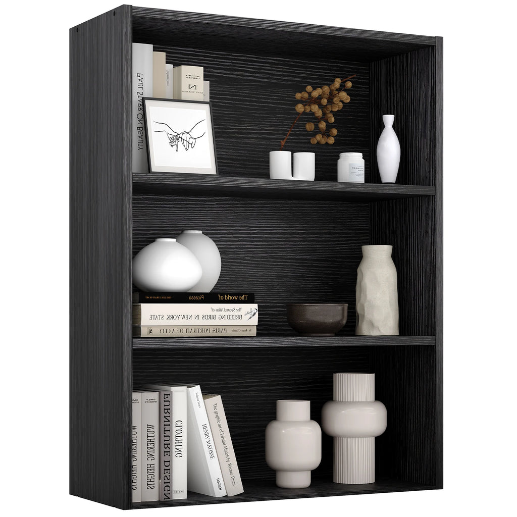 3-4 Tier Wooden Shelf Bookcase