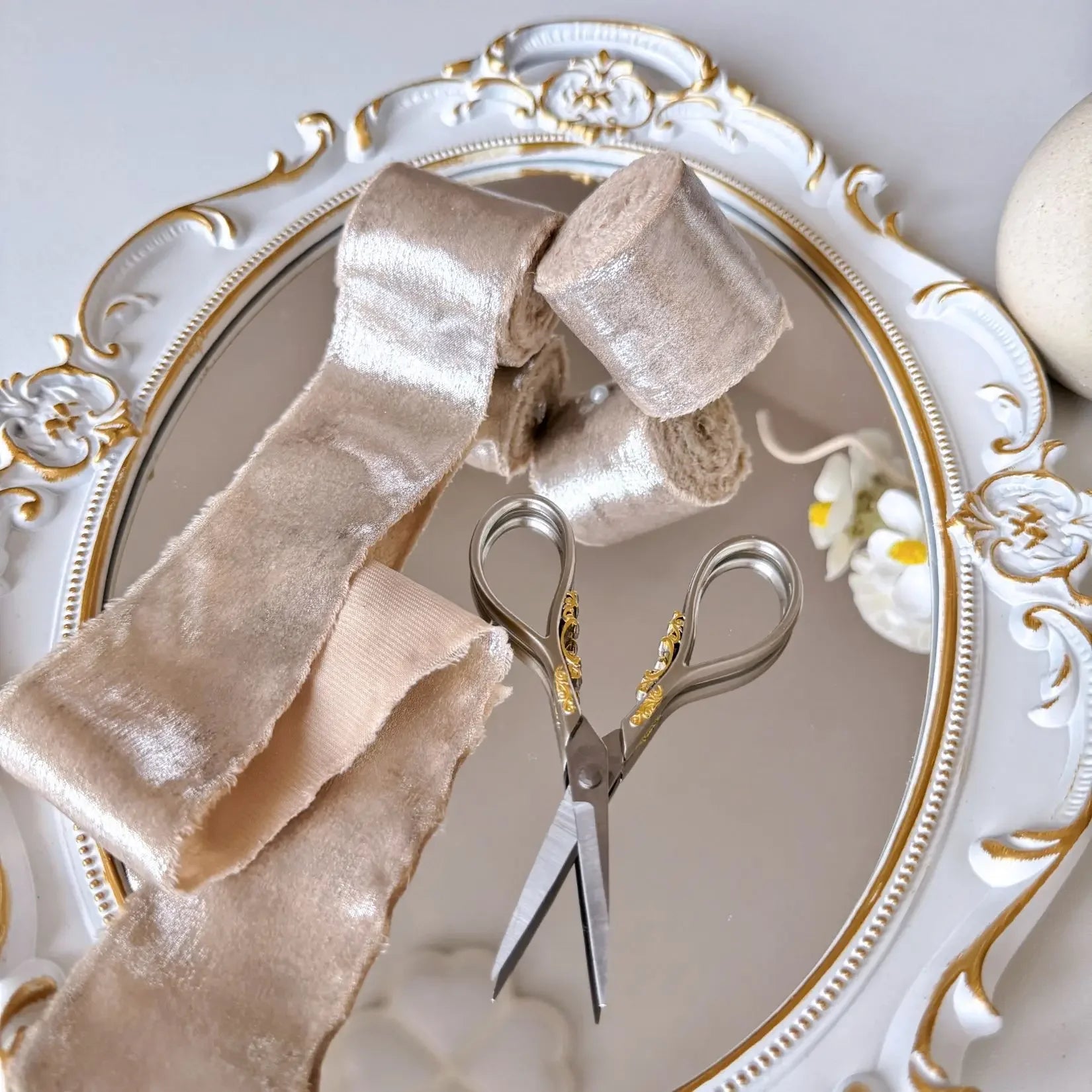 Wired Iridescent Craft Ribbon