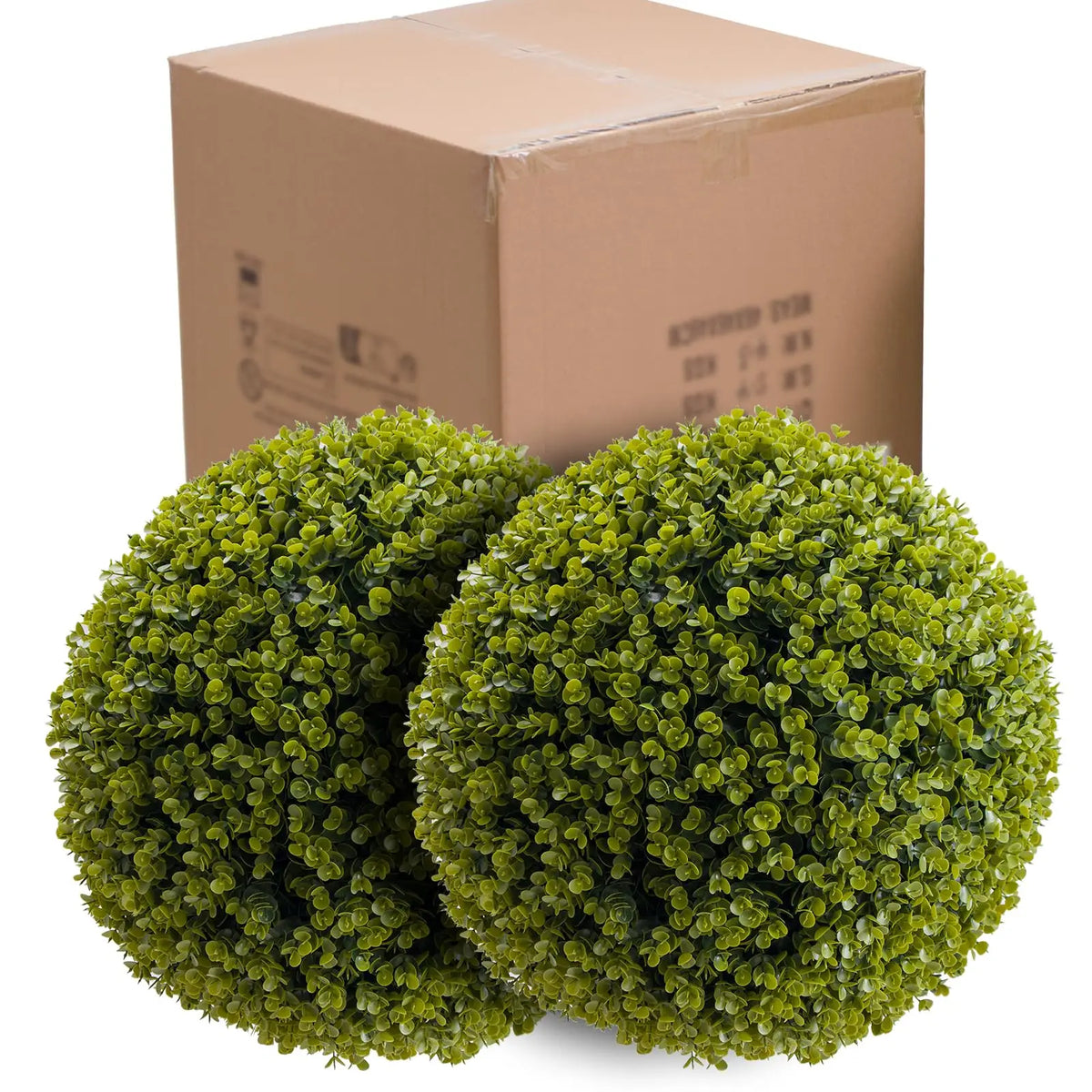 Set of 2 Topiary Balls