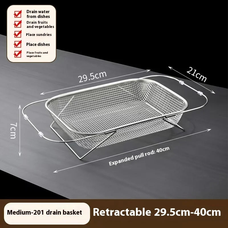 Retractable Vegetable Washing Basket