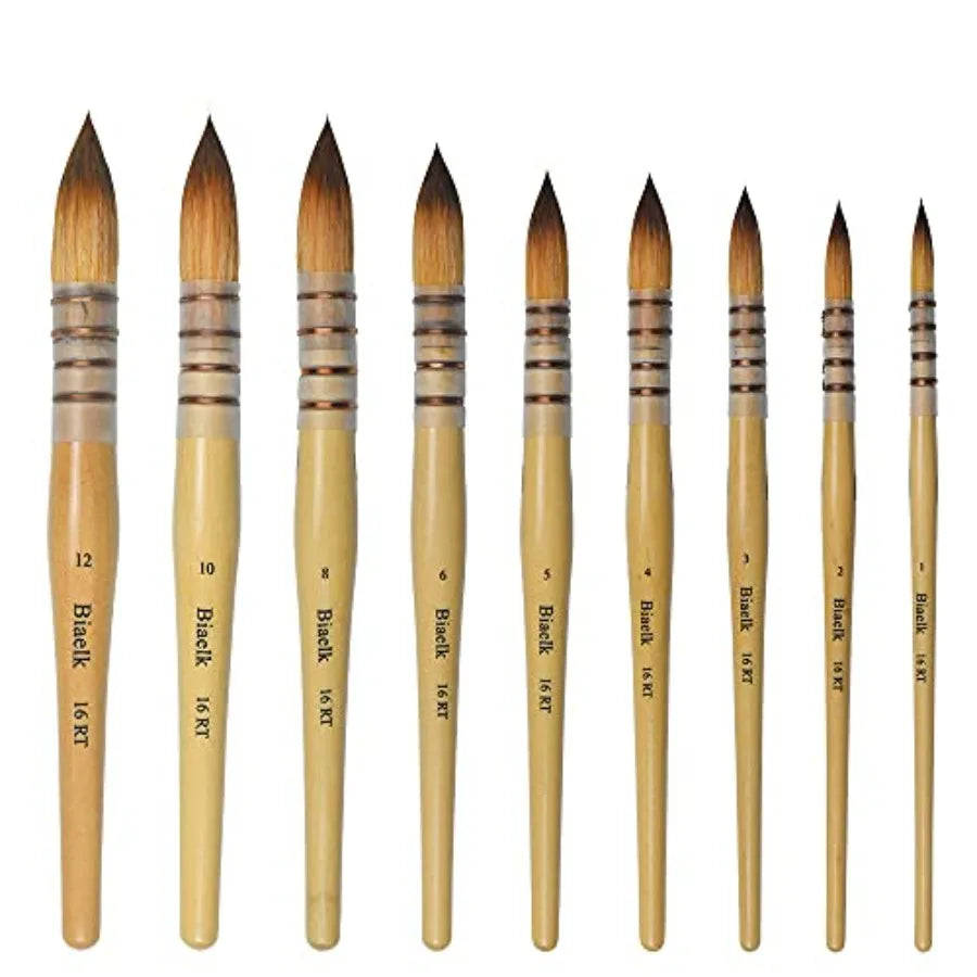 Mop Acrylic Paint Brushes