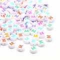 Round A-Z Alphabet Letter Beads