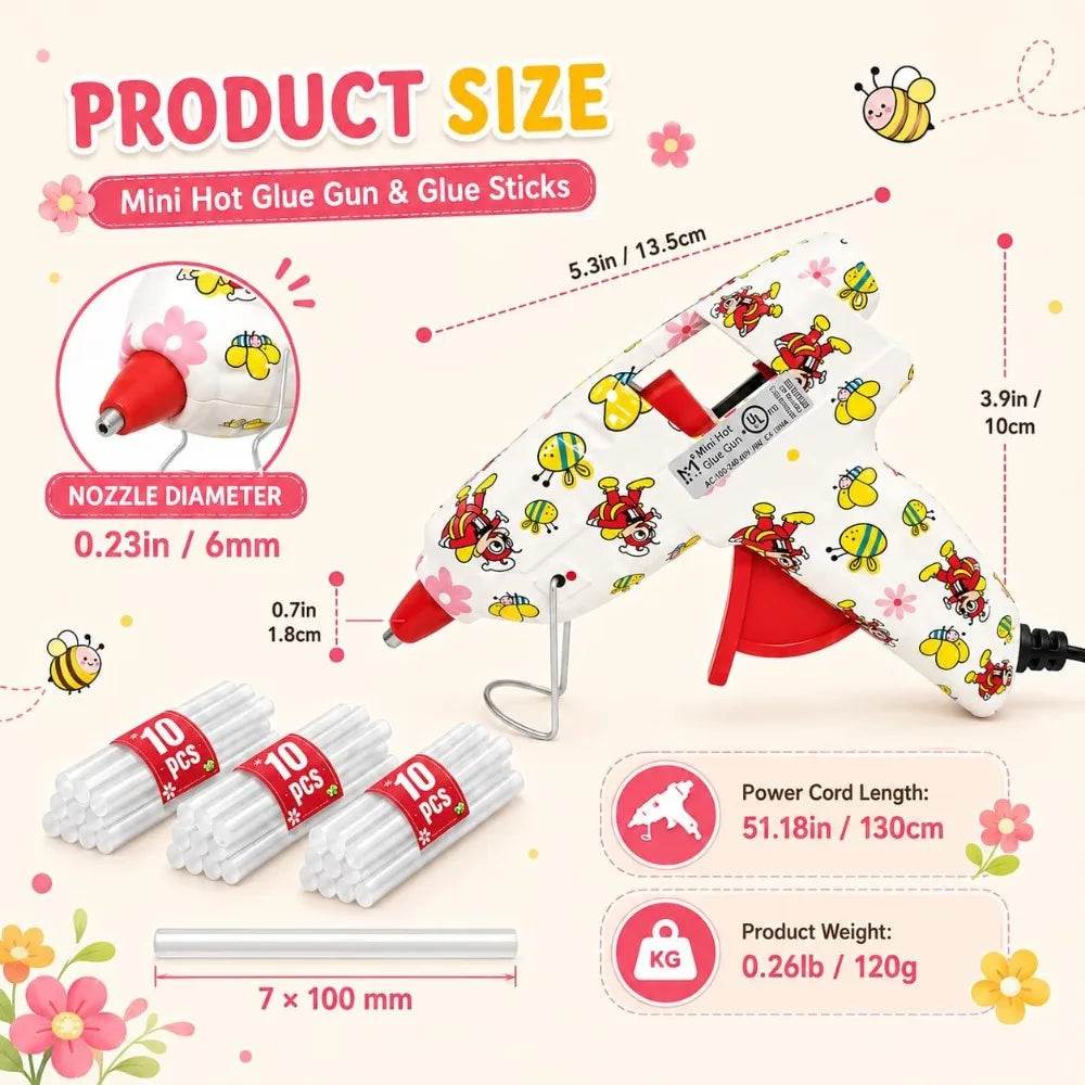 Mini Hot Glue Gun Kit