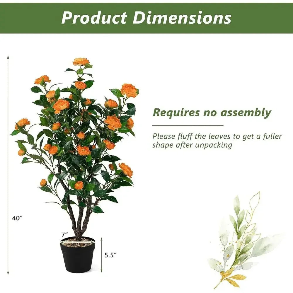 Artificial Camellia Trees